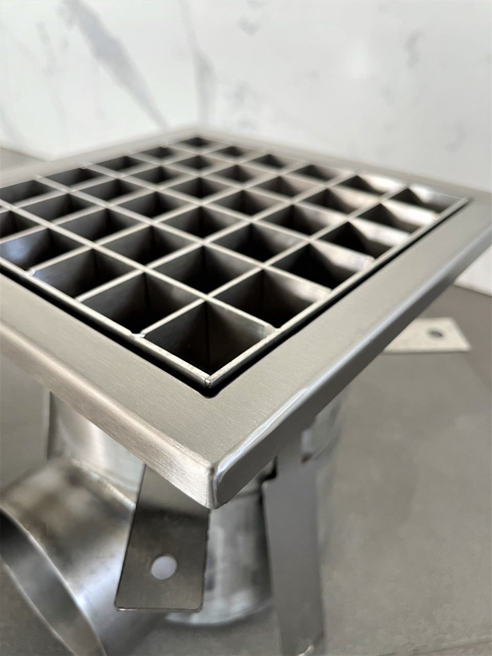 Трап промисловий з нержавіючої сталі AISI 304 150х150 